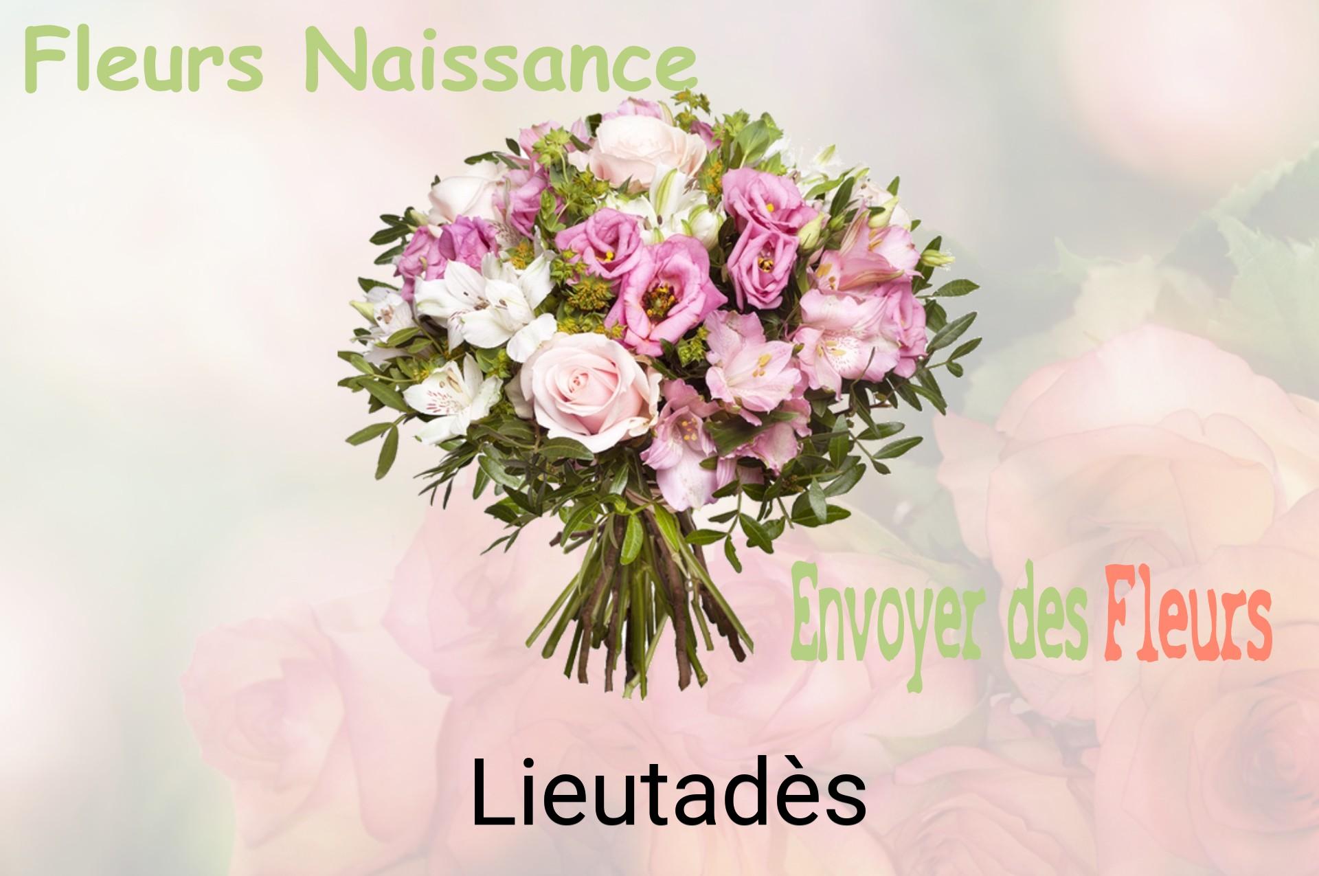 Bouquet de fleurs de naissance livré à Lieutadès